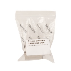 Ручка-кнопка Ajax (Аякс) CABIN SS-304 нержавеющ.сталь (1 шт в пакете)