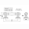 Ручка-скоба банная РС-140 ТР резная