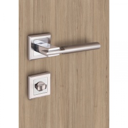 Ручка Punto (Пунто) раздельная K.QL52.CITY (CITY QL) SN/CP-3 матовый никель/хром