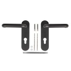 Ручка Fuaro (Фуаро) дверная FP.DH172.0433 NE (B2B) (8x120) с пружиной BL-24 черный