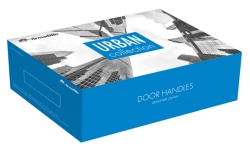 Ручка Armadillo (Армадилло) раздельная R.URB52.ARC (ARC URB2) SN/CP-3 матовый никель/хром