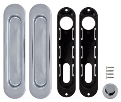 Ручка Armadillo (Армадилло) для раздвижных дверей SH.LD152.010 (SH010) СP-8 хром